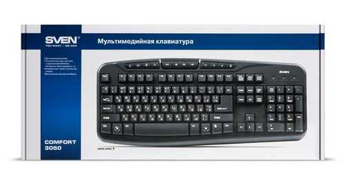 Клавиатура sven comfort 3050 black - купить | цены | обзоры и тесты | отзывы | параметры и характеристики | инструкция