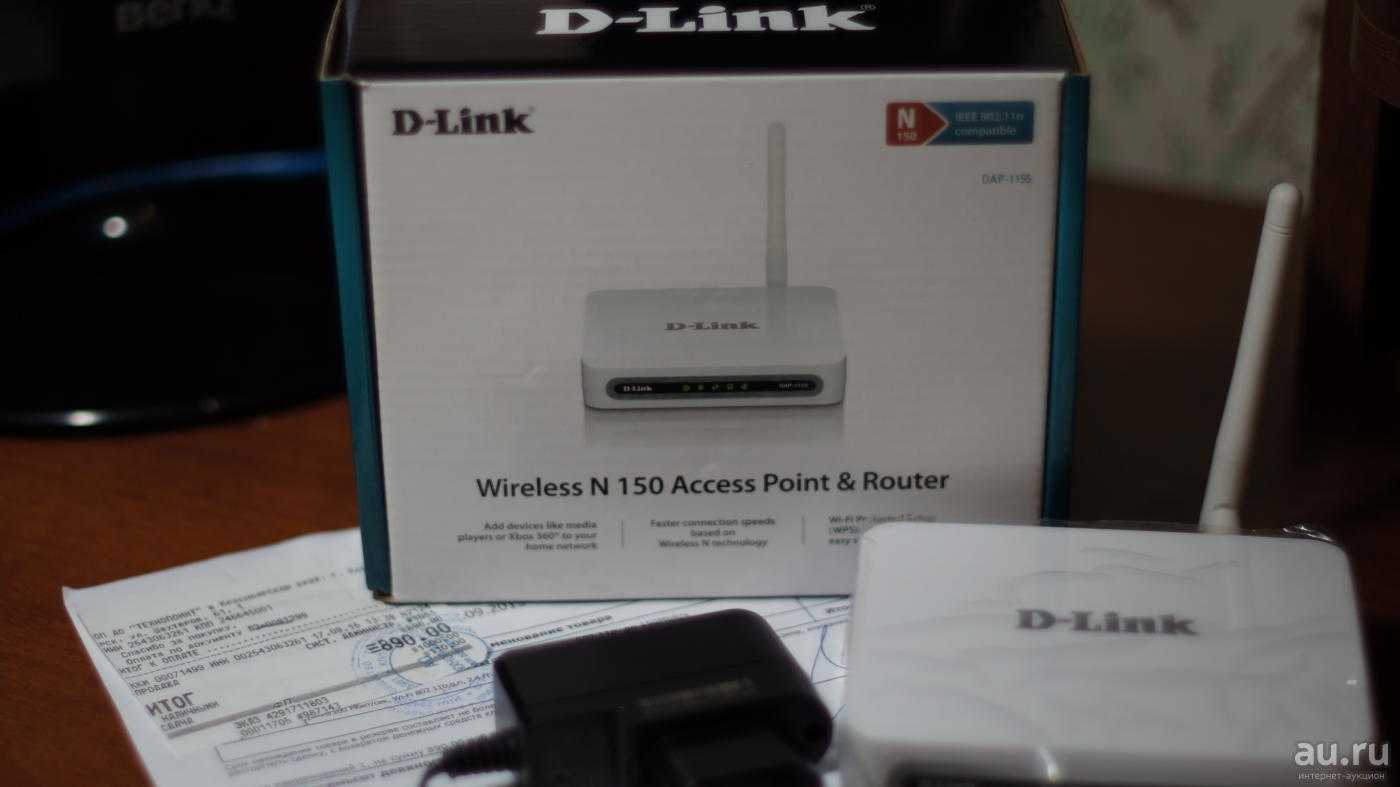 Wi-fi точка доступа d-link dap-1155