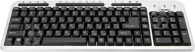 Клавиатура sven standard kb-s305 black usb