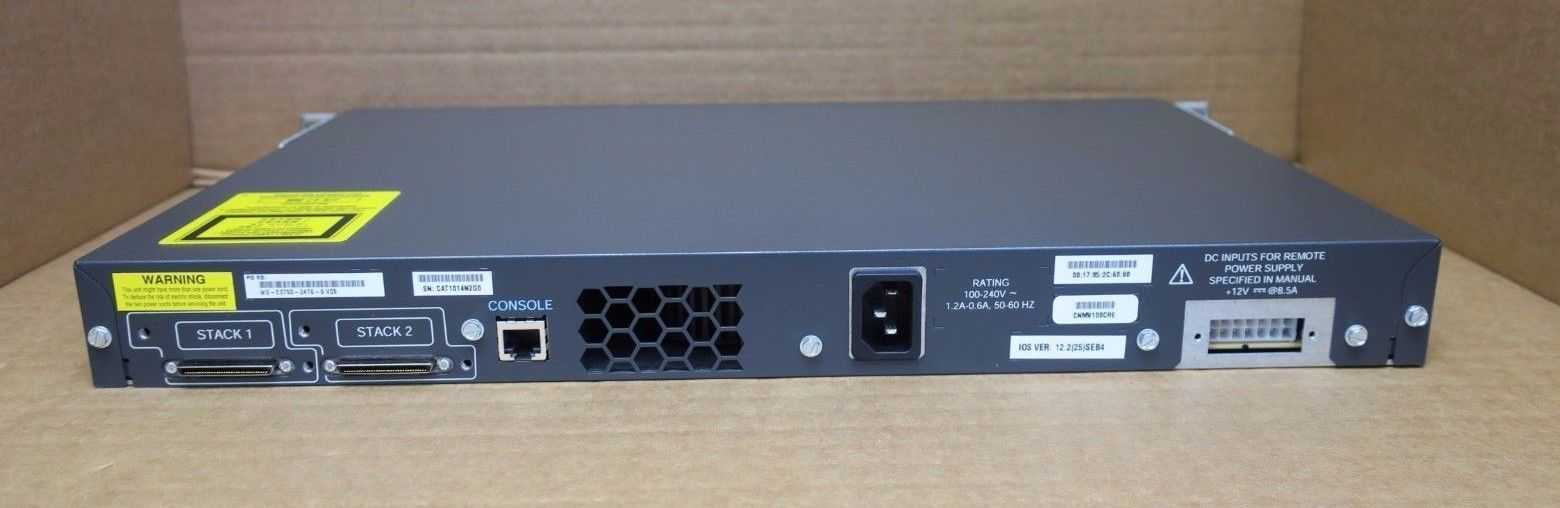 Маршрутизатор и коммутатор Cisco WS-C3750-24TS-S - подробные характеристики обзоры видео фото Цены в интернет-магазинах где можно купить маршрутизатор и коммутатор Cisco WS-C3750-24TS-S