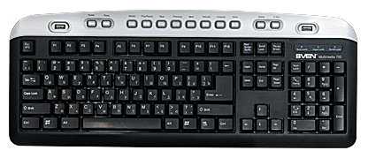 Комплект клавиатура и мышь sven comfort kb-c3400w black usb