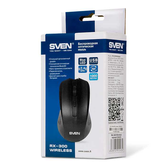 Клавиатура мышь комплект Sven RX-350 Wireless Black USB - подробные характеристики обзоры видео фото Цены в интернет-магазинах где можно купить клавиатуру мышь комплект Sven RX-350 Wireless Black USB