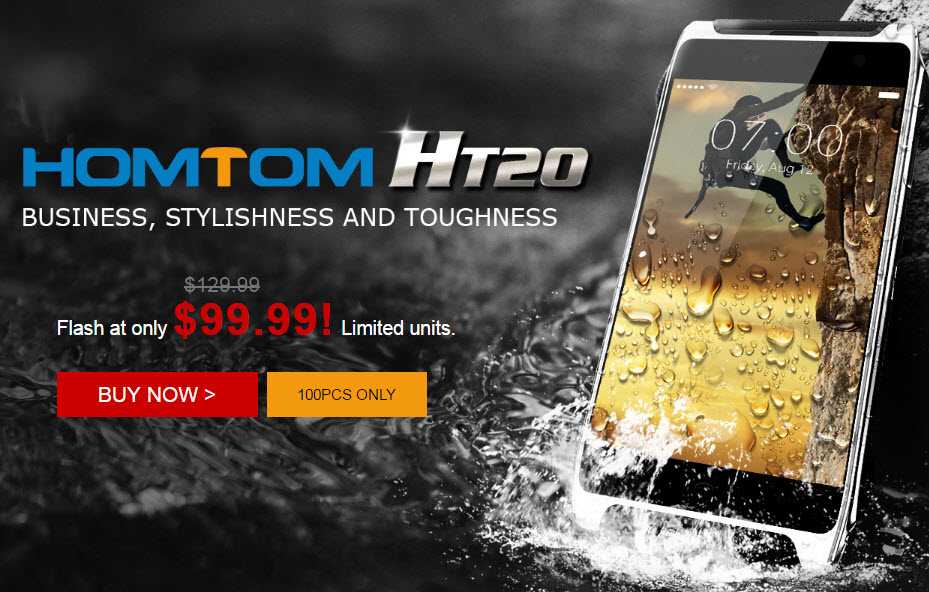 Homtom ht20 – обзор водостойкого смартфона для путешественников