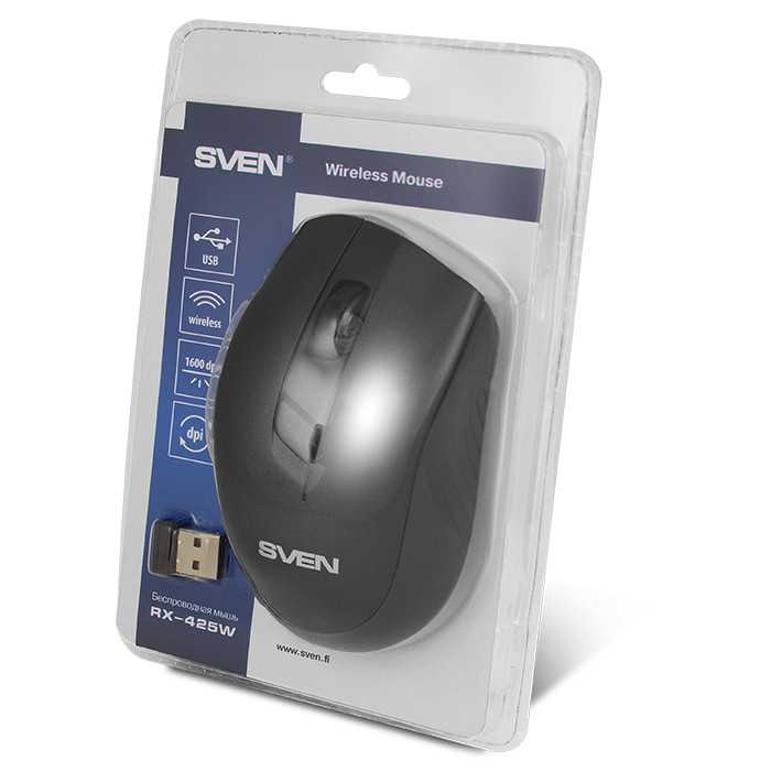 Беспроводная мышь sven wireless optical mouse rx-360 art black usb 2.0 — купить, цена и характеристики, отзывы
