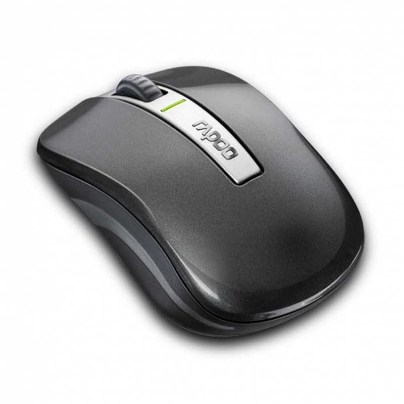 Клавиатура мышь комплект Rapoo Dual-mode Optical Mouse 6610 Grey Bluetooth - подробные характеристики обзоры видео фото Цены в интернет-магазинах где можно купить клавиатуру мышь комплект Rapoo Dual-mode Optical Mouse 6610 Grey Bluetooth