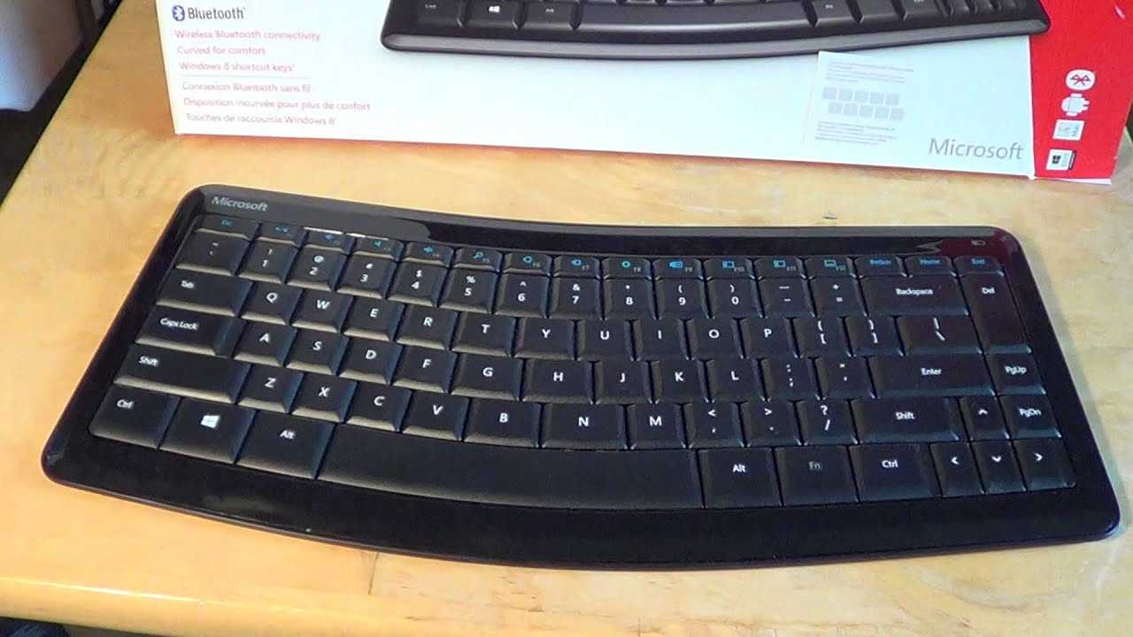 Клавиатура беспроводная microsoft wedge mobile keyboard