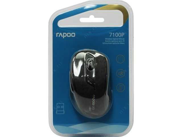 Компьютерная мышь rapoo 7100p green-black