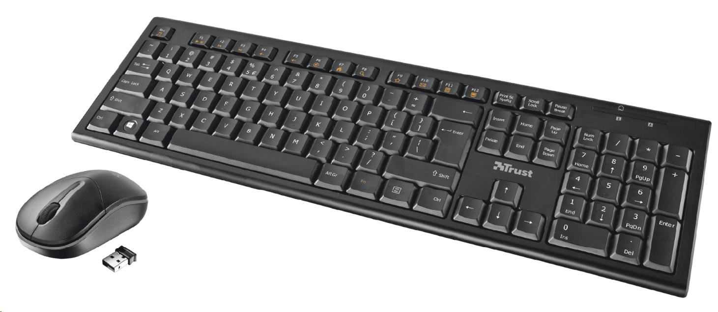 Trust nola wireless keyboard black usb купить по акционной цене , отзывы и обзоры.