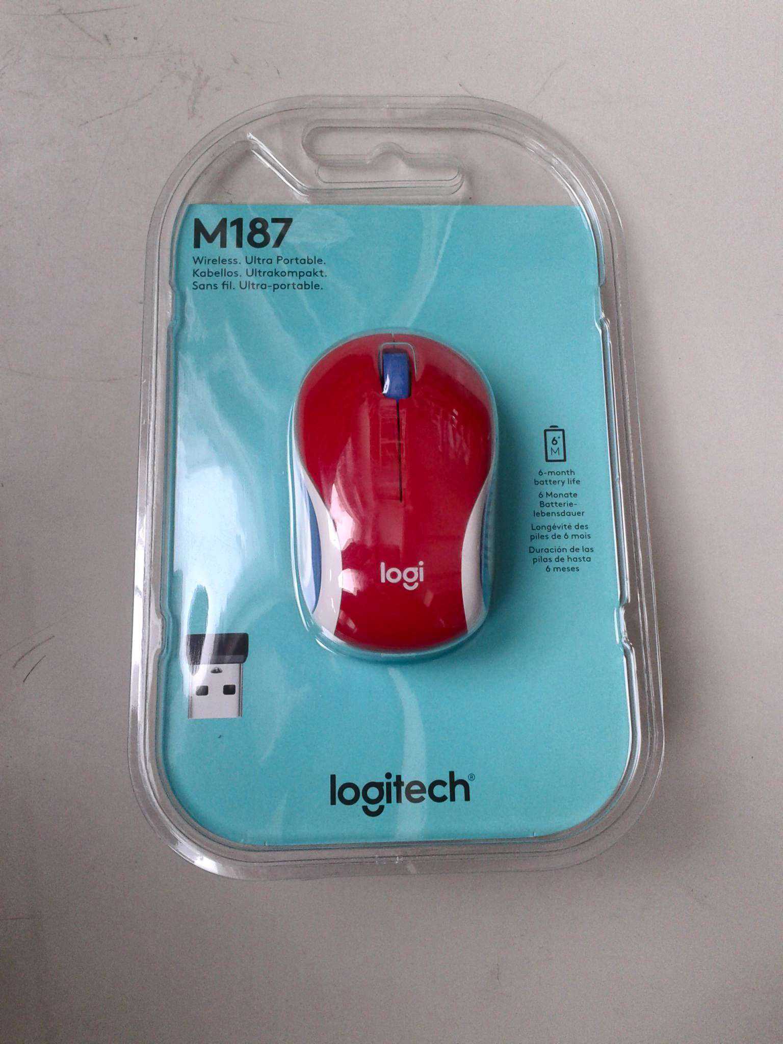 Клавиатура мышь комплект Logitech Wireless Mini Mouse M187 Red-White USB - подробные характеристики обзоры видео фото Цены в интернет-магазинах где можно купить клавиатуру мышь комплект Logitech Wireless Mini Mouse M187 Red-White USB