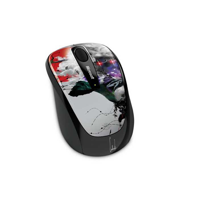 Беспроводная мышь microsoft wireless mobile 3500 studio series artist edition (mike perry) black — купить, цена и характеристики, отзывы