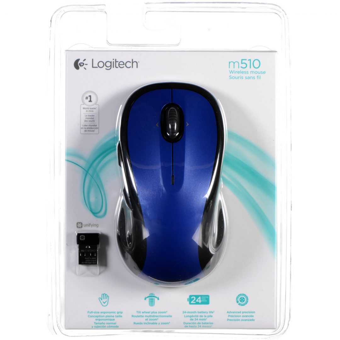 Logitech wireless mouse m525 blue-black usb - купить , скидки, цена, отзывы, обзор, характеристики - мыши