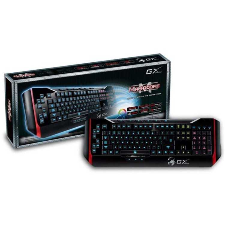 Клавиатура genius gx gaming manticore черный usb multimedia gamer led - купить , скидки, цена, отзывы, обзор, характеристики - комплекты клавиатур и мышей