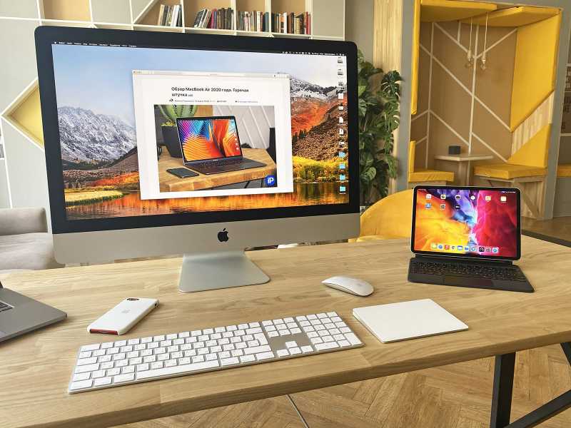 Apple iMac 2014, имеет неприлично высокое разрешение дисплея  5,120 × 2,880 Дисплеи на 1080 являются стандартными на данный момент,