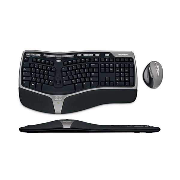 Microsoft natural wireless ergonomic desktop 7000 black-grey usb купить - санкт-петербург по акционной цене , отзывы и обзоры.