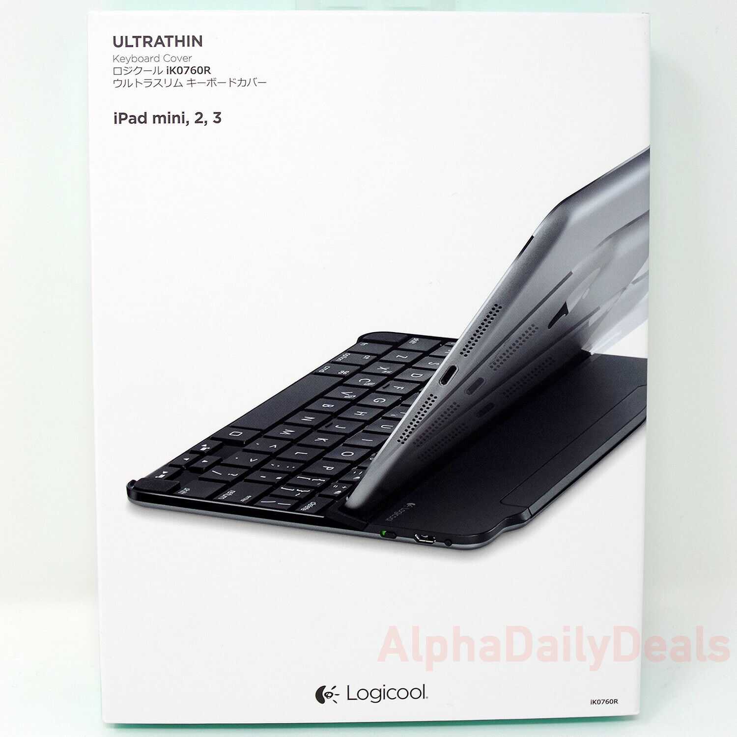 Клавиатура logitech ultrathin keyboard cover black