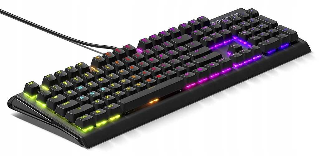 Клавиатура steelseries apex [raw] gaming keyboard black usb