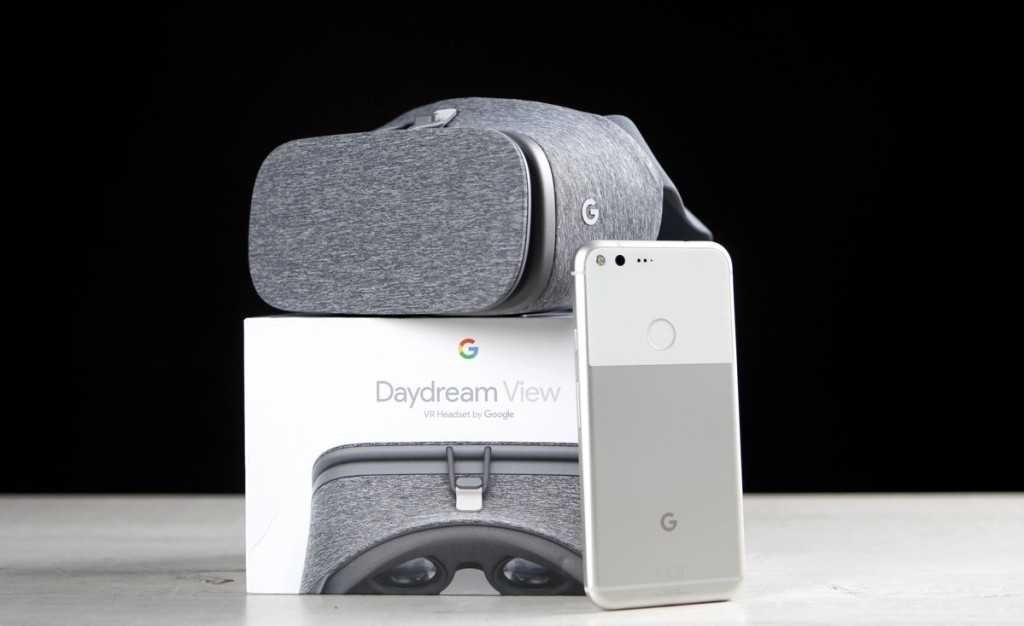 Очки виртуальной реальности Google Daydream View, с передовыми датчиками, элементами управления, программным обеспечением и контроллером