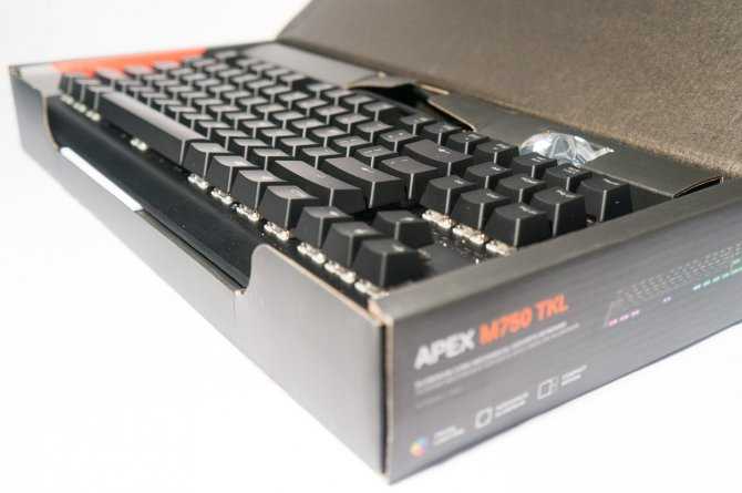 Обзор механической клавиатуры steelseries apex m750