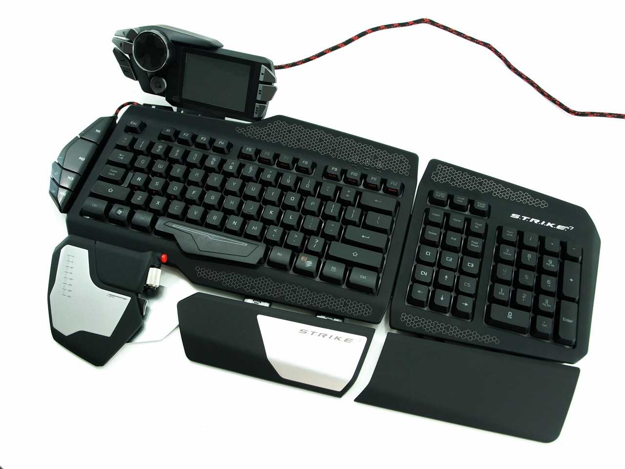 Клавиатура mad catz s.t.r.i.k.e. 3 gaming keyboard red