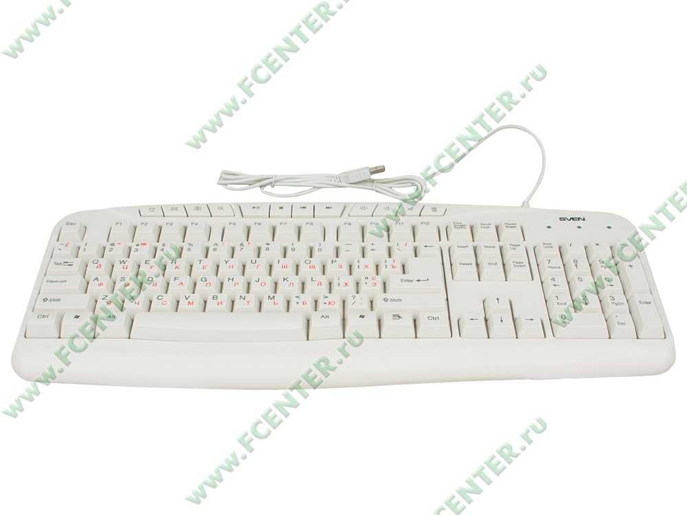 Клавиатура sven white usb comfort 3050 (белый) купить от 456 руб в ростове-на-дону, сравнить цены, отзывы, видео обзоры и характеристики