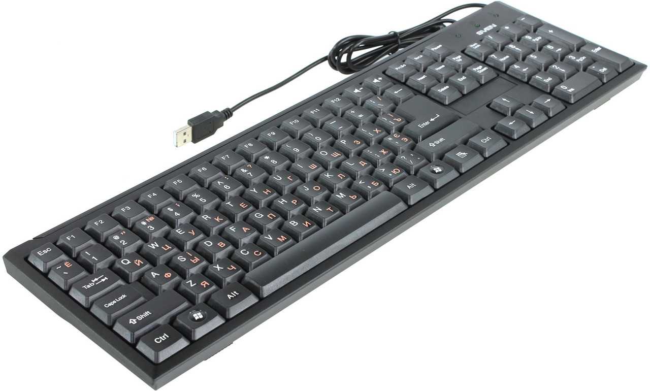 Клавиатура sven standard 303 black usb — купить, цена и характеристики, отзывы